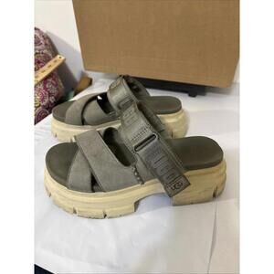 UGG Women’s Gray Platform Slide Sandals